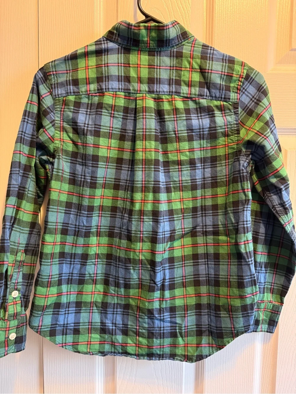 Ralph Lauren Green, Blue & Black Plaid Button-Down Shirt
